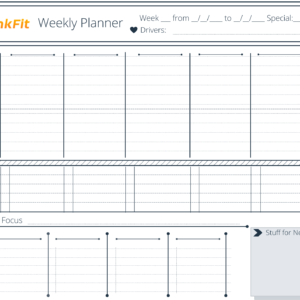 ThinkFit Weekly Planner basic 1.0